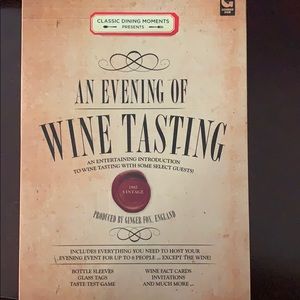 New In Box Wine Tasting Entertainment Box